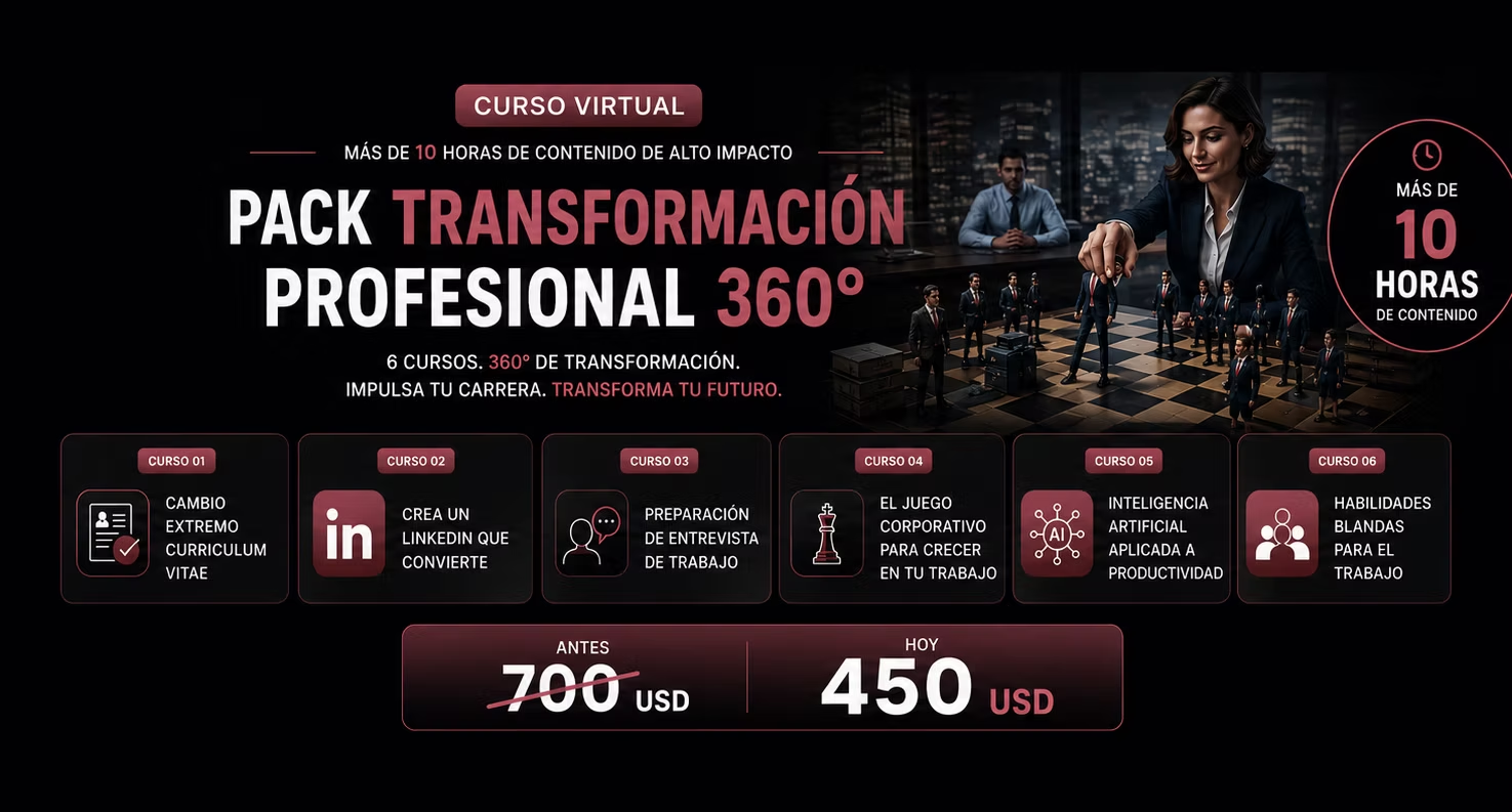 Pack Transformación Profesional 360°